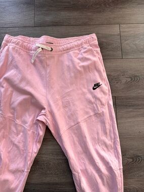 Nike Light Pink Jogger Pants with Black Logo